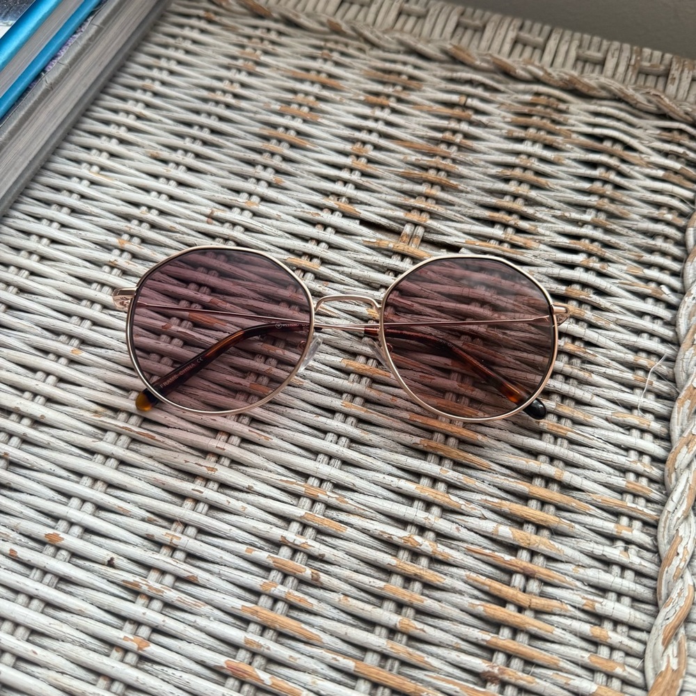 Round Gold & Rose Gold Sunglasses
